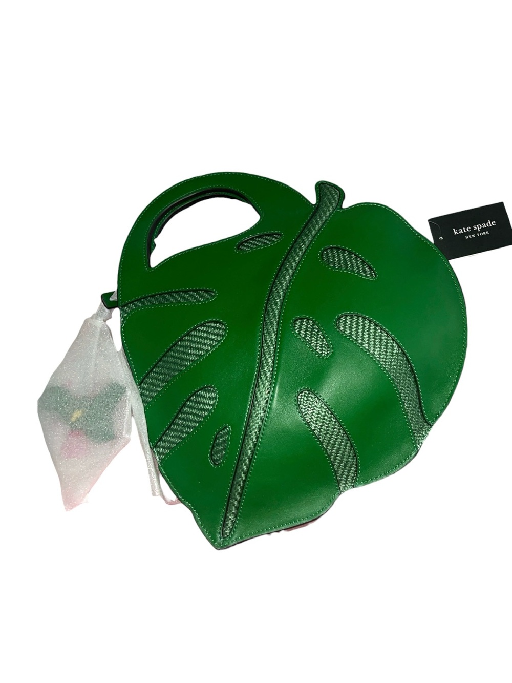 KATE SPADE WATER CRESS PLAYA 3D LEAF CROSSBODY BAG